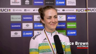 Grace Brown's Negative Split Wasn't Quite Enough To Take Rainbow Jersey