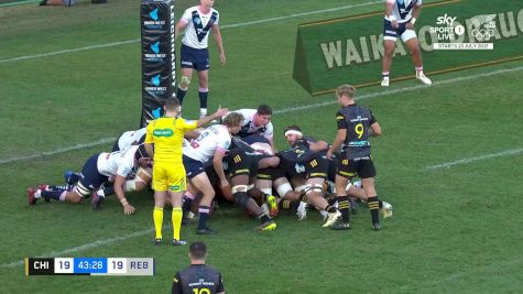 Chase Tiatia with a Try vs Rebels