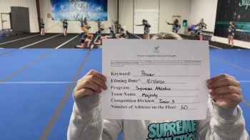 Supreme Athletics - Majesty [L3 Junior - Small] Varsity All Star Virtual Competition Series: Event V