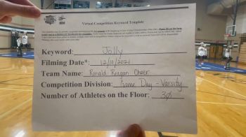 Ronald Reagan High School [Game Day Varsity - Large] 2021 NCA & NDA December Virtual Championship