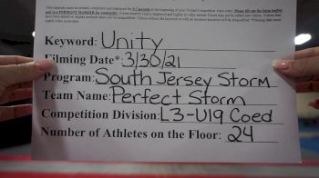 South Jersey Storm - Perfect Storm [L3 - U19 Coed] 2021 Mid Atlantic Virtual Championship