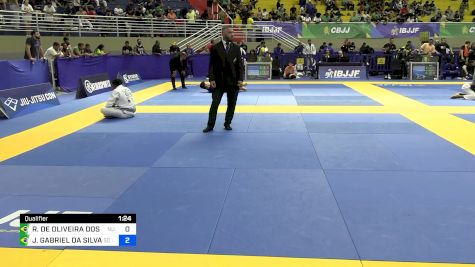 RIAN DE OLIVEIRA DOS SANTOS vs JOÃO GABRIEL DA SILVA 2024 Brasileiro Jiu-Jitsu IBJJF