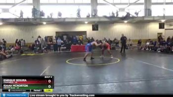 250 lbs Round 1 (8 Team) - Enrique Segura, California vs Isaiah McNorton, Indiana Blue