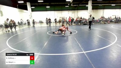 112 lbs Consi Of 16 #1 - Eli Edfors, IA vs Aldin Short, OH