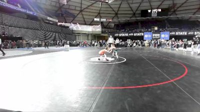 56 lbs Cons. Round 3 - Colton Marler, White River Hornets Wrestling Club vs Nora Smith, Blaine Barracudas Wrestling Club