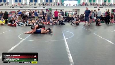 110 lbs Round 3 (6 Team) - Chase Janawsky, Killer Elite vs Carson Carter, Cocoa Beach WC