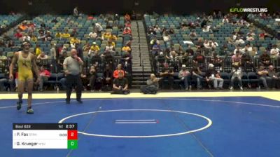 157 lbs Semifinal - Paul Fox, Stanford vs Dewey Krueger, Wyoming