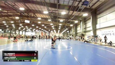 76 lbs Rd# 9- 2:15pm Saturday Final Pool - Eli Merritt, Minion Green vs Liam Chavez, Team New Mexico