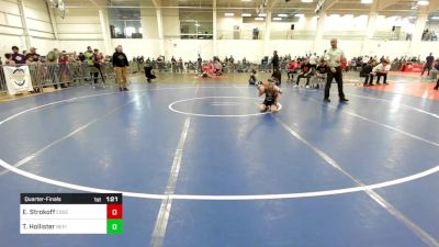 68 lbs Quarterfinal - Edgar Strokoff, Essex Junction VT vs Tucker Hollister, Refinery WC