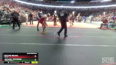 165-3A Quarterfinal - Michael Voloshin, Moffat County vs Ritchie Bruno, Brush