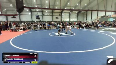 165 lbs Cons. Round 2 - Garrett Sawin, WA vs Donovan Gallegos, WA