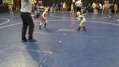 41 lbs Semifinal - London Kamats, Bradford vs Carson Carolus, Juniata Valley