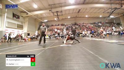 76 lbs Consi Of 8 #1 - Mason Cunningham, Barnsdall Youth Wrestling vs Brooks Gallier, Verdigris Youth Wrestling