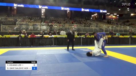 YUAN HSIANG LEE vs DANIEL DAYE SALOIYE HERSHBERGER 2024 Pan Jiu Jitsu IBJJF Championship