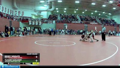 145 lbs Champ. Round 1 - Brody Wingate, East Central Middle School vs Tucker Sahlhoff, Jimtown Wrestling Club