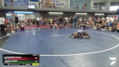 95 lbs Semis & 1st Wb (8 Team) - Aumunique Mills, RWA vs Henry Baker, TNWCC