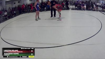 168 lbs Quarterfinal - Jaeston Delano, Columbus High School Wrestling vs Raeggenn Hoppe, Nebraska