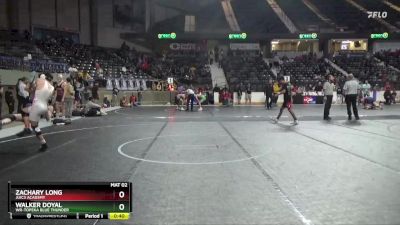 126 lbs Cons. Semi - Walker Doyal, WR-Topeka Blue Thunder vs Zachary Long, Juic3 Acad3my