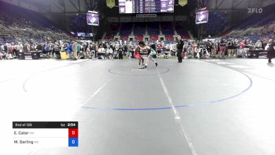 132 lbs Rnd Of 128 - Emanuel Cater, Washington vs Miles Darling, Massachusetts