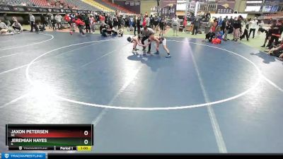 98 lbs 1st Place Match - Jaxon Petersen, NE vs Jeremiah Hayes, IL