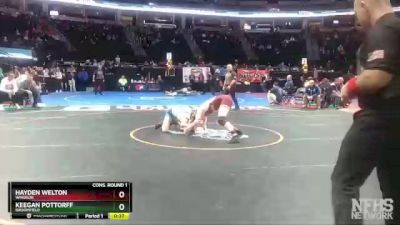 132-4A Cons. Round 1 - Keegan Pottorff, Broomfield vs Hayden Welton, Windsor