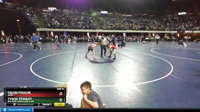 86 lbs Champ. Round 1 - Tyson Stanley, Big Game Wrestling Club vs Talon Fouche, Iowa