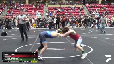 82 lbs Quarterfinal - Ryker Granado, Thunderbird Wrestling Club vs Link Luedke, NE CO ELITE