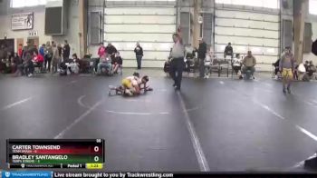56 lbs Round 7 (8 Team) - Bradley Santangelo, Terps Xtreme vs Carter Townsend, Team Smash