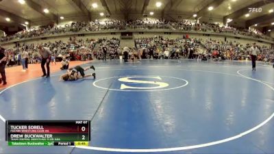 90 lbs Cons. Round 2 - Tucker Sorell, Fulton Wrestling Club-AA vs Drew Buckwalter, Team Central Wrestling Club-AAA