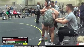 107 lbs Finals (2 Team) - Brody Brewer, Ares Black vs William Turnbull, Contenders WA Green