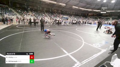 46 lbs Round Of 16 - Roman Hicks, R.A.W. vs Kade Whitenack, Pryor Tigers