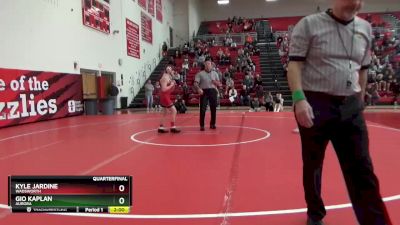 138 lbs Quarterfinal - Kyle Jardine, Wadsworth vs Gio Kaplan, Aurora