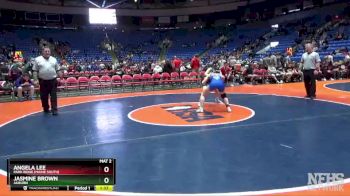 115 lbs Cons. Round 3 - Jasmine Brown, Auburn vs Angela Lee, Park Ridge (Maine South)