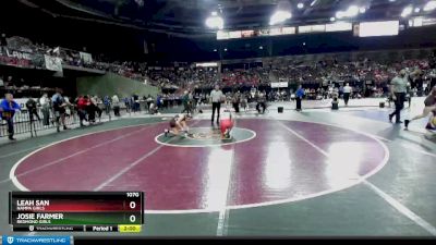 107G Champ. Round 2 - Josie Farmer, Redmond Girls vs Leah San, Nampa Girls