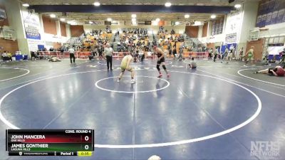 170 lbs Cons. Round 4 - James Gonthier, Laguna Hills vs John Mancera, Oak Hills