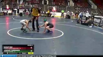 82 lbs Round 2 (4 Team) - Scout Eby, Midwest Xtreme Wrestling vs Jordan Carringer, Michigan Raiders