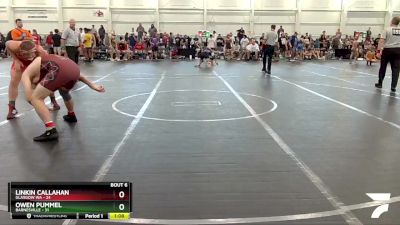 190 lbs Round 2 (8 Team) - Owen Pummel, Barnesville vs Linkin Callahan, Glasgow WA