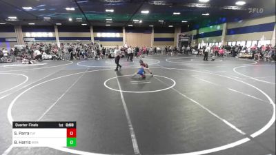 62 lbs Quarterfinal - Sylus Parra, TUF Wr Acd vs Bronx Harris, Iron County Wr Acd