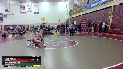 149 lbs Cons. Round 3 - Trace Ragland, Fairmont State vs Niko Ferra, Seton Hill