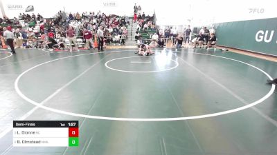 138 lbs Semifinal - Landon Dionne, Bristol Central vs Braden Olmstead, New Milford