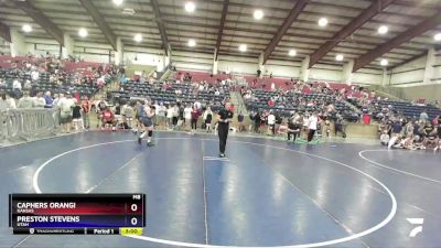 160 lbs Quarterfinal - Caphers Orangi, Kansas vs Preston Stevens, Utah