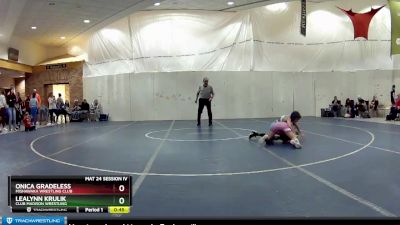 85 lbs Round 1 - Onica Gradeless, Mishawaka Wrestling Club vs Lealynn Krulik, Club Madison Wrestling