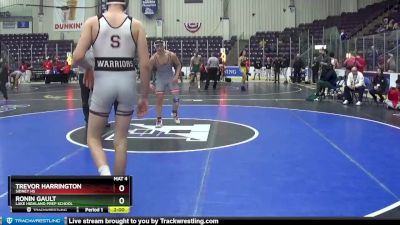 172 lbs Quarterfinal - Ronin Gault, Lake Highland Prep School vs Trevor Harrington, Sidney HS