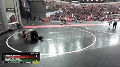 81 lbs Quarterfinal - Landon Piontek, X-Factor Elite vs Brantlee Prom, Askren Wrestling Academy