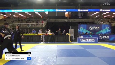 KEVIN LOIC MASSON vs FILIPE LELLES DA VITORIA SR 2024 Pan Jiu Jitsu IBJJF Championship