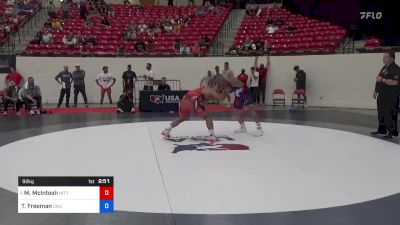 92 kg Rnd Of 32 - Morgan McIntosh, Nittany Lion Wrestling Club vs Ty Freeman, California