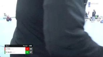 125 lbs Finals (2 Team) - Reed Booth, RAIDER NATION WC vs Joshua Kim, SCANLAN WA