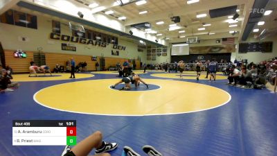 160 lbs Round Of 16 - Antonio Aramburu, Corona Del Mar vs Beau Priest, Bakersfield