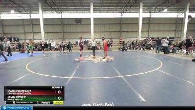 220 lbs Round 5 - Evan Martinez, Canfield Middle School vs Sean Posey, New Plymouth