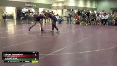 190 lbs Round 3 (6 Team) - Jasmine Rene, Charlie`s Angels-IL Pnk vs Abigail Radabaugh, Charlie`s Angels-WV